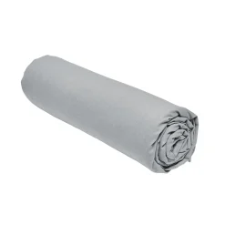 DRAP HOUSSE POLYESTER LAVE 140X200 ET 25CM ACIER TODAY