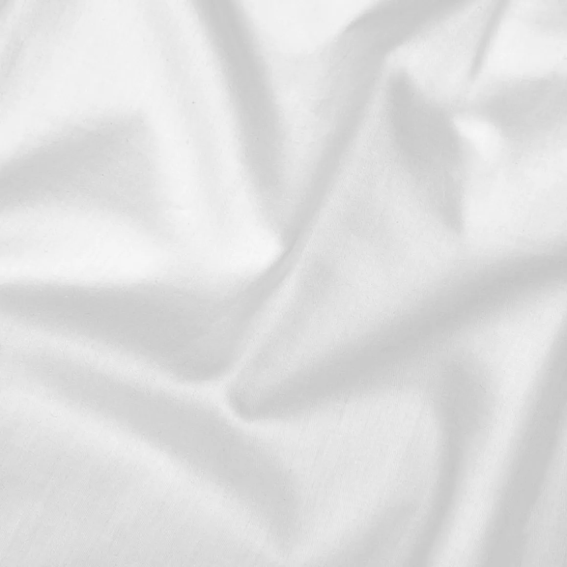 DRAP HOUSSE SATIN DE COTON BLANC 140X190CM