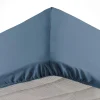 DRAP HOUSSE 140X190CM MICROFIBRE OSCAR BLEU NUIT