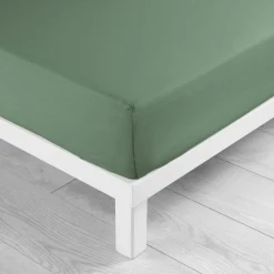 DRAP HOUSSE 160X200CM UNI 57 FILS LINA CEDRE
