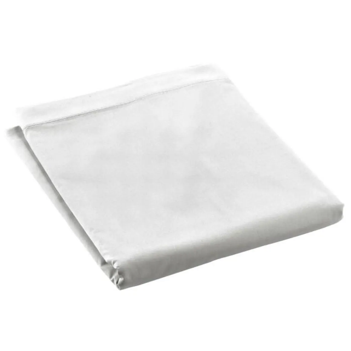 DRAP PLAT 240X300CM PERCALE UNI 78 FILS BLANC
