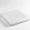 DRAP PLAT 180X290CM UNI 57 FILS LINA BLANC