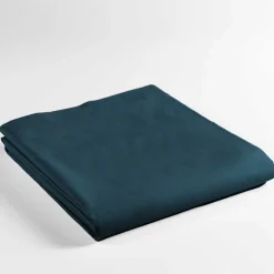 DRAP PLAT 240X300CM UNI 57 FILS LINA BLEU