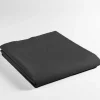 DRAP PLAT 240X300CM UNI 57 FILS LINA NOIR