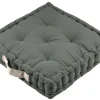 DUO COUSSIN VERT LIN 45X45X10CM