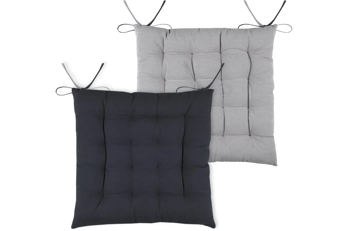 DUO GALETTE ANTHRACITE SOURIS 16 POINTS 40X40CM