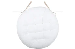 DUO GALETTE RONDE 38CM ECRU LIN