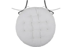 DUO GALETTE RONDE 38CM GRIS PERLE