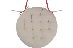 DUO GALETTE RONDE 38CM ROUGE LIN