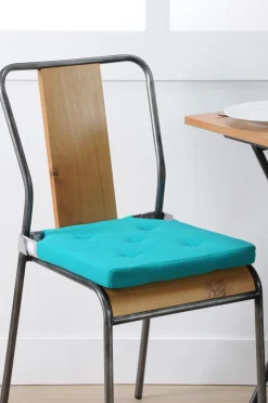 DUO GALETTE VELCRO 38X38X4 CELADON SOURIS