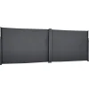 ECRAN TERRASSE DOUBLE ANTAO GRAPHITE 6X1.80M
