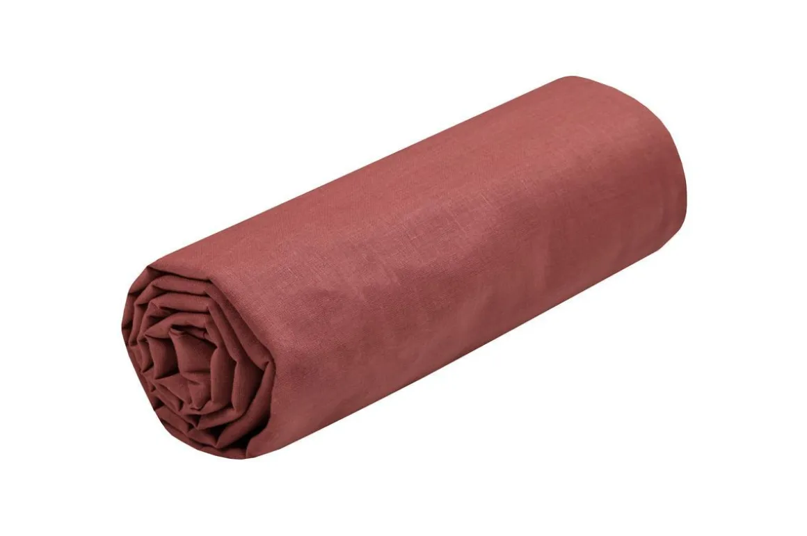 EDEN DRAP HOUSSE 120X200CM GRENACHE