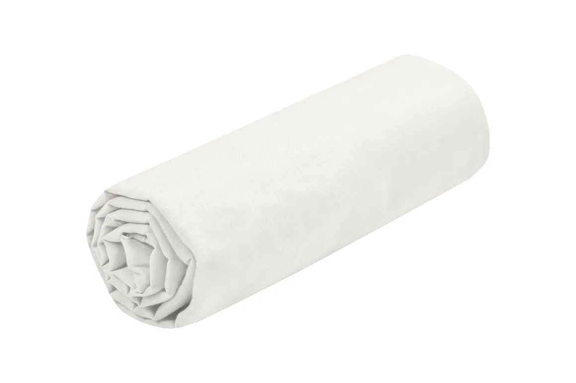 EDEN DRAP HOUSSE 180X200CM IVOIRE