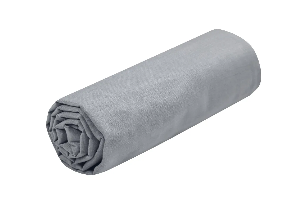 EDEN DRAP HOUSSE 160X200CM SOURIS