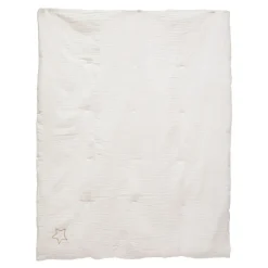 EDREDON DOUBLE GAZE COTON BLANC