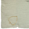 EDREDON DOUBLE GAZE COTON VERT