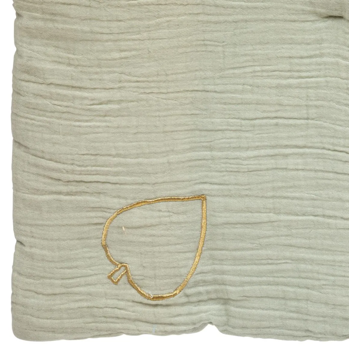 EDREDON DOUBLE GAZE COTON VERT