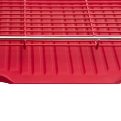 EGOUTTOIR METAL 2 NIVEAUX ROUGE