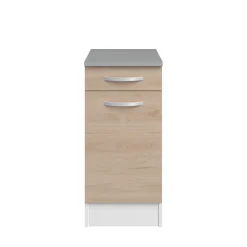 EKO MEUBLE BAS 40CM 1 PORTE ET 1 TIROIR