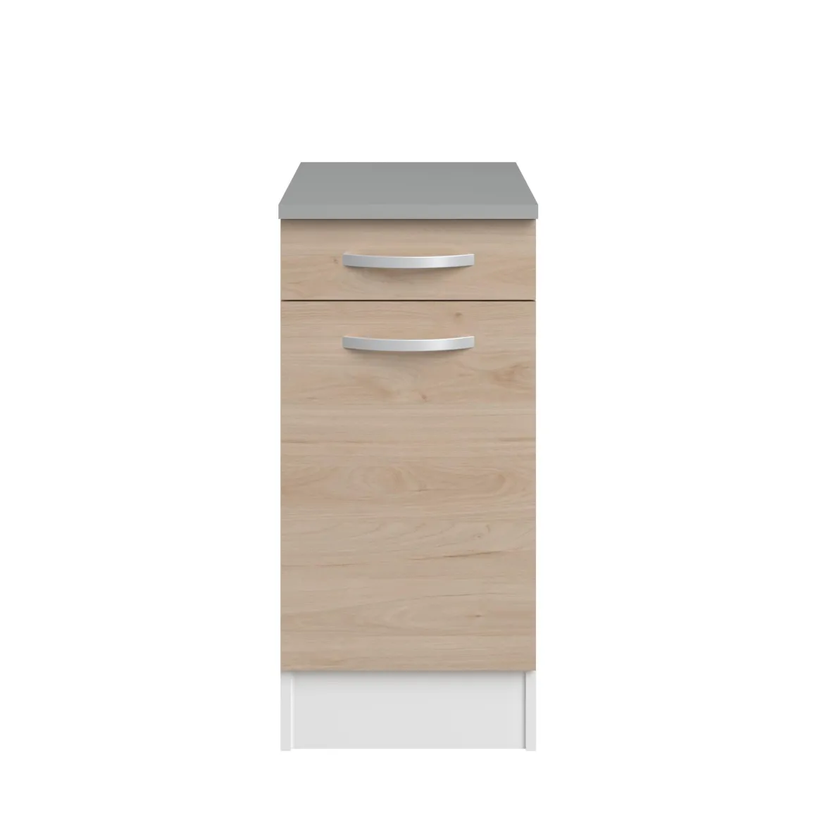 EKO MEUBLE BAS 40CM 1 PORTE ET 1 TIROIR