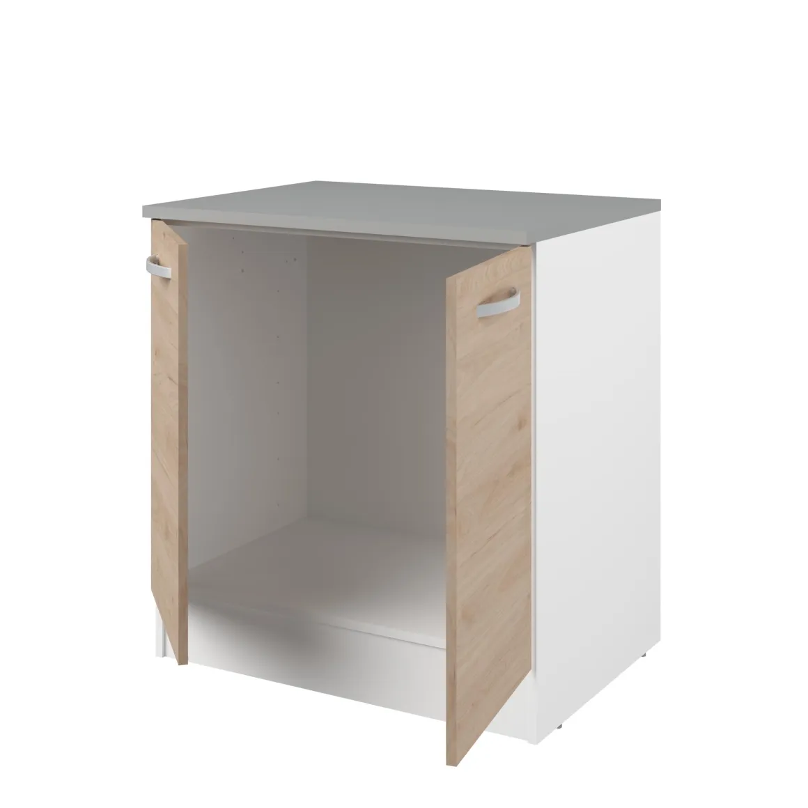 EKO MEUBLE BAS 80CM 2 PORTES
