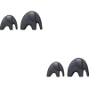 ELEPHANTS CERAMIQUE D.14X4.5X12CM