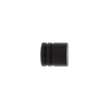 EMBOUT BOUCHON D.28CM NOIR MAT BOIS X2PIECES