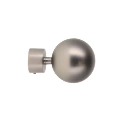 EMBOUT GAIA D.28CM ARGENT MAT X2 PIECES