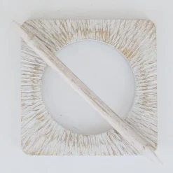 EMBRASSE MDF PORTO PM BLANC OR