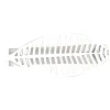 EMBRASSE METAL AIMANTEE SHERWOOD BLANC MAT