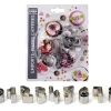 EMPORTE PIECES INOX CHIFFRES 9PCS