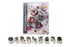 EMPORTE PIECES INOX CHIFFRES 9PCS