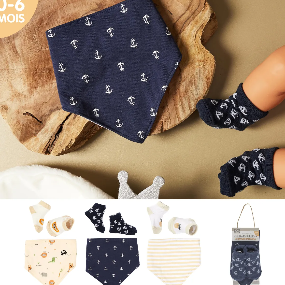 ENSEMBLE GARCON BAVOIR ET CHAUSSETTES