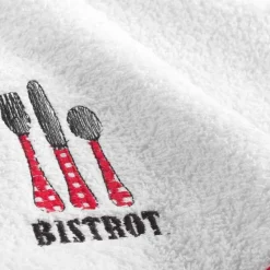 ESSUIE MAIN ROND 60 CM EPONGE BRODEE AU BISTROT ROUGE