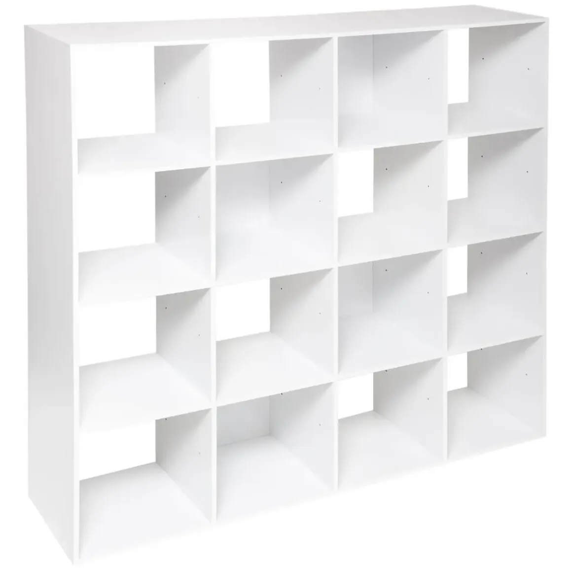 ETAGERE 16 CASES MIX BLANC