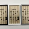 ETAGERE CLE MURALE NOIRE