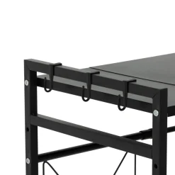 ETAGERE EXTENSIBLE MICRO ONDES BLACK EDITION
