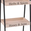 ETAGERE METAL ET BOIS