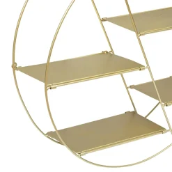 ETAGERE METAL ROND LARA OR D.50CM
