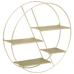 ETAGERE METAL ROND LARA OR D.50CM