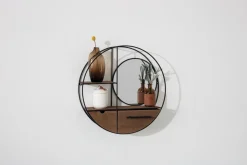 ETAGERE MURALE METAL D.50X12CM