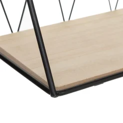 ETAGERE MURALE NOIR FILAIRE