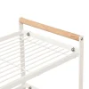 ETAGERE 2 NIVEAUX METAL 33X21X37.5CM