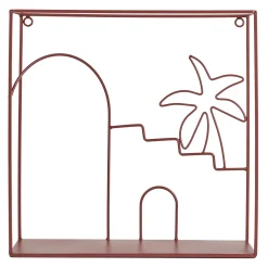 ETAGRE MURALE MEDINA TERRACOTTA 30X30CM