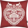EVEREST COUSSIN 50X50CM ROUGE