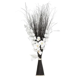 FAGOT ORCHIDEE BLANC NOIR H.100CM