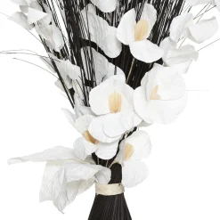 FAGOT ORCHIDEE BLANC NOIR H.100CM