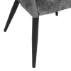 FAUTEUIL A DINER MARLO CHENILLE GRIS
