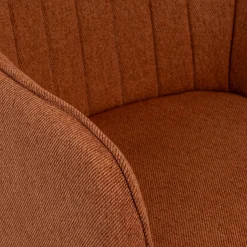 FAUTEUIL A DINER VISOCA PIEDS BOIS AMBRE
