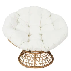 FAUTEUIL CANCUN COUSSIN BLANC